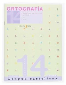 cuaderno lengua castellana. ortografia 14 5º primaria  catala-9788466111805
