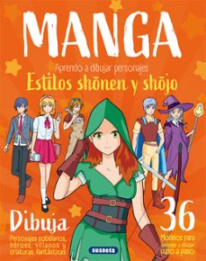 manga. aprendo a dibujar personajes estilos shonen y shojo-9788467798005