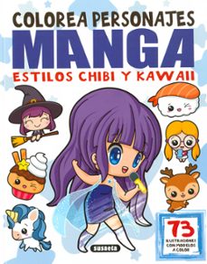colorea personajes manga estilos chibi y kawaii-9788467799705