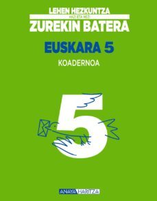 euskara 5 a. koadernoa. 5º tercer ciclo-9788467834505