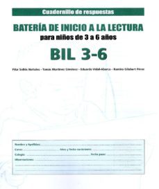 bateria de inicio a la lectura. cuaderno de respuestas.-pilar selles nohales-floiran bierd-9788472783805