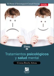 tratamientos psicologicos y salud mental-cristina botella arbona-9788480218405