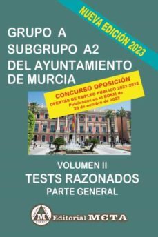 grupo a subgrupo a2 del ayuntamiento de murcia volumen ii-manuel segura ruiz-9788482196305