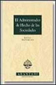 el administrador de hecho de las sociedades-9788484109105