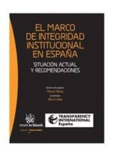 el marco de integridad institucional en españa-manuel villoria-9788490048405