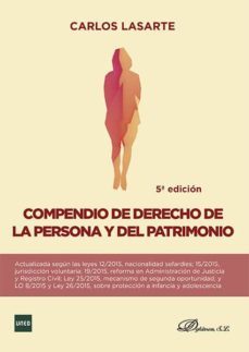 compendio de derecho de la persona y el patrimonio 5ª ed-carlos lasarte alvarez-9788490853405