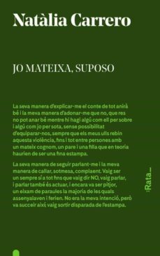 jo mateixa, suposo-natalia carrero-9788494489105