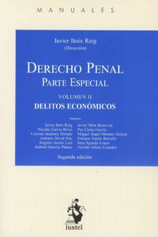 derecho penal. parte especial. vol. ii. delitos economicos-9788498903805