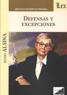 defensas y excepciones-hugo alsina-9789563923605