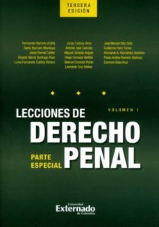 lecciones de derecho penal. parte especial. volumen i. tercera edicion (ebook)-hernando barreto ardila-dario bazzani montoya-cuellar jaime bernal-9789587902105