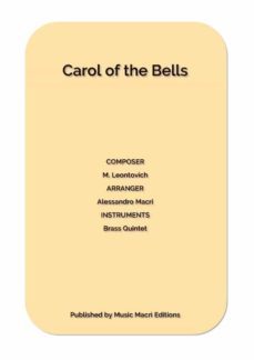 carol of the bells by m. leontovich (ebook)-9791220872805