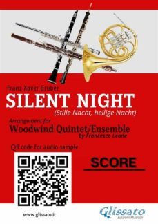 woodwind quintet score of "silent night" (ebook)-9791221399905