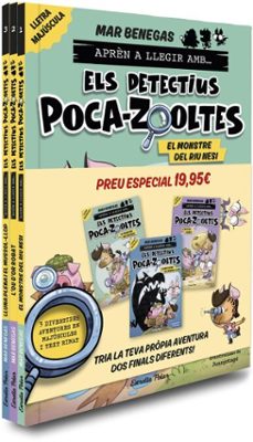Imagen Principal de PACK Aprèn a llegir amb... Els detectius Poca-zooltes!  1,2 i 3