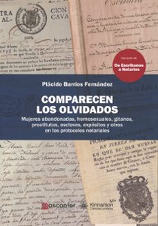 comparecen los olvidados. mujeres abandonadas, homosexuales, gita nos, prostitutas, esclavos, expósitos y otros en los protocolos notariales-placido barrios fernández-9791399165005