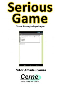 serious game tema: ecologia de paisagem (ebook)-vitor amadeu souza-3410002260215