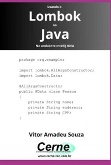 usando o  lombok no java no ambiente intellij idea (ebook)-vitor amadeu souza-3410006262215