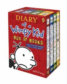 diary of a wimpy kid box of books (the first four diary)-9780141341415