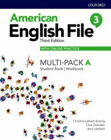 american english file: level 3: student book/workbook multi-pack a with online practice-9780194906715