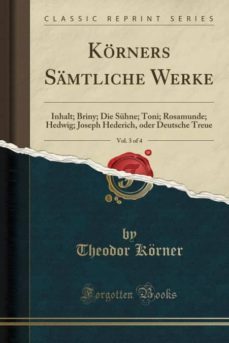 korners samtliche werke, vol. 3 of 4-9780259804215
