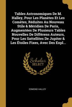 tables astronomiques de m. halley, pour les plantes et les comtes, rduites au nouveau stile & mridien de paris, augmentes de plusieurs tables nouvelles de diffrens auteurs, pour les sattellites de jupiter & les toiles fixes, avec des expl...-9780270648515