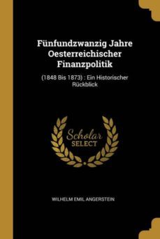 funfundzwanzig jahre oesterreichischer finanzpolitik-9780270692815