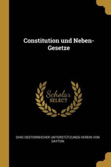 constitution und neben-gesetze-9780274099115