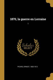 1870 la guerre en lorraine-9780274648115