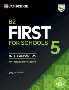 b2 first for schools 5 student s book with answers with audio with resource bank-9781009273015