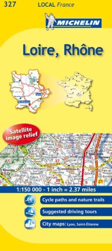 loire, rhone 2012 (1:150000) (ref. 327) (mapa local francia)-9782067133815