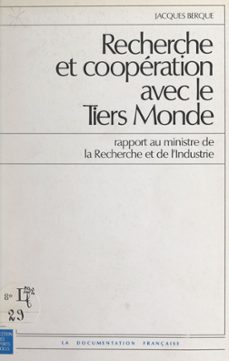 recherche et cooperation avec le tiers monde (ebook)-jacques berque-9782307465515