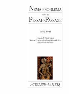 nema problema suivi de pessah/passage (ebook)-laura forti-9782330110215