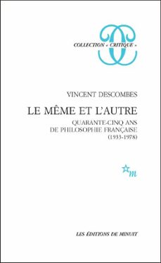 -vincent descombes-9782707339515