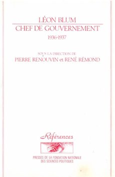 leon blum, chef de gouvernement, 1936-1937 (ebook)-pierre renouvin-9782724685015