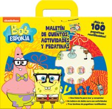 bob esponja. maletin de cuentos, actividades y pegatinas-9788408297215