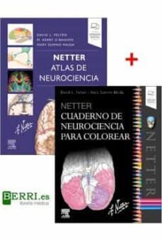 lote netter neurociencia: atlas de neurociencia + cuaderno de neurociencia para colorear-d. l. felten-9788413826615