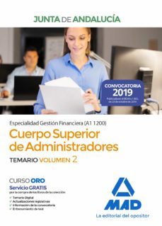 cuerpo superior de administradores [especialidad gestion financiera (a1 1200)] de la junta de andalucia: temario (vol. 2)-9788414232415