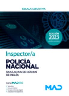 inspector/a de policia nacional. simulacros de examen de ingles-9788414271315