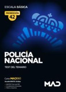 policia nacional escala basica promocion 42. test-9788414288115