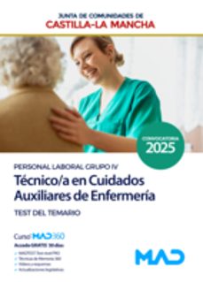 tecnico/a en cuidados auxiliares de enfermeria (grupo iv de personal laboral). test-9788414290415