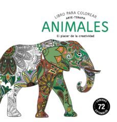 animales: libros para colorear. arte-terapia (compactos)-9788415618515