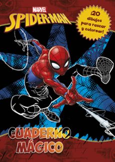 spider-man. cuaderno magico: 20 dibuos para rascar ycolorear-9788416914715