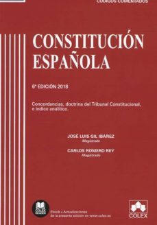 constitucion española comentada (6ª edicion 2018)-9788417135515