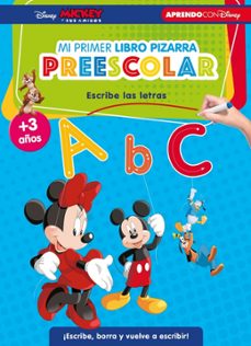 aprende con disney. primeras letras (libro-pizarra)-9788419487315