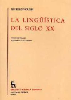 la linguistica del siglo xx-9788424912215