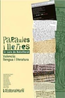 paraules i lletres 1 (1r.batxillerat)-9788426815415