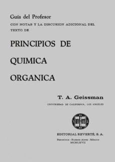 principios de quimica organica guia del profesor-t. a. geissman-9788429171815