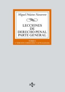 lecciones de derecho penal: parte general tomo i (4ª ed.)-9788430976515