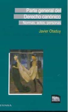 parte general del derecho canonico-javier otaduy-9788431337315
