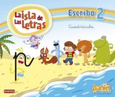 la isla de las letras. escribo 2 cuadricula cast. ed 2013-9788444176215