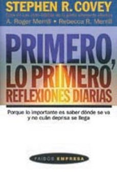 primero, lo primero: reflexiones diarias-9788449306815